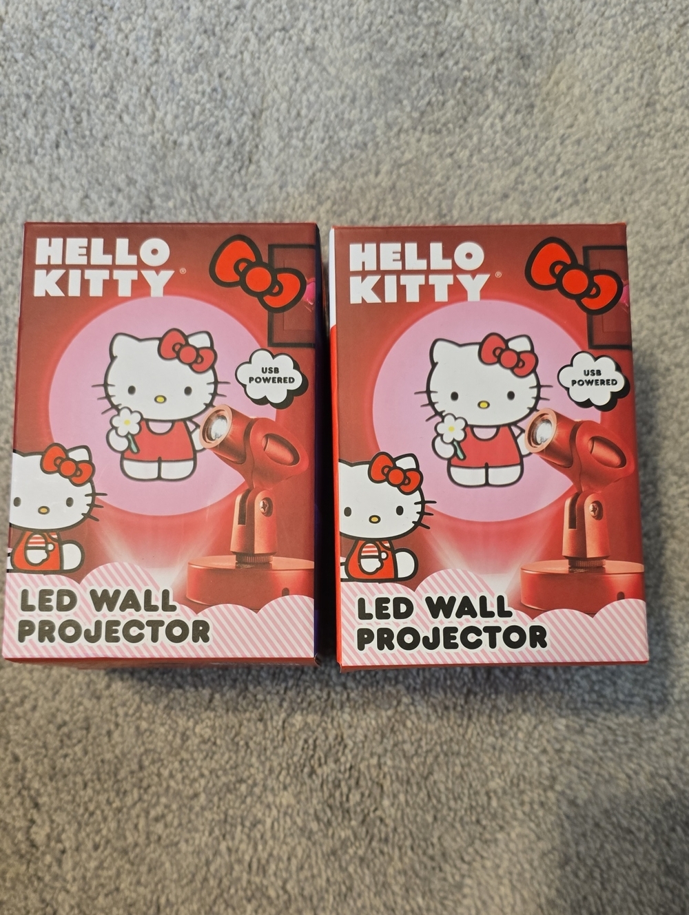 Hello Kitty Red and Pink LED Wall Projector by Hello Kitty.